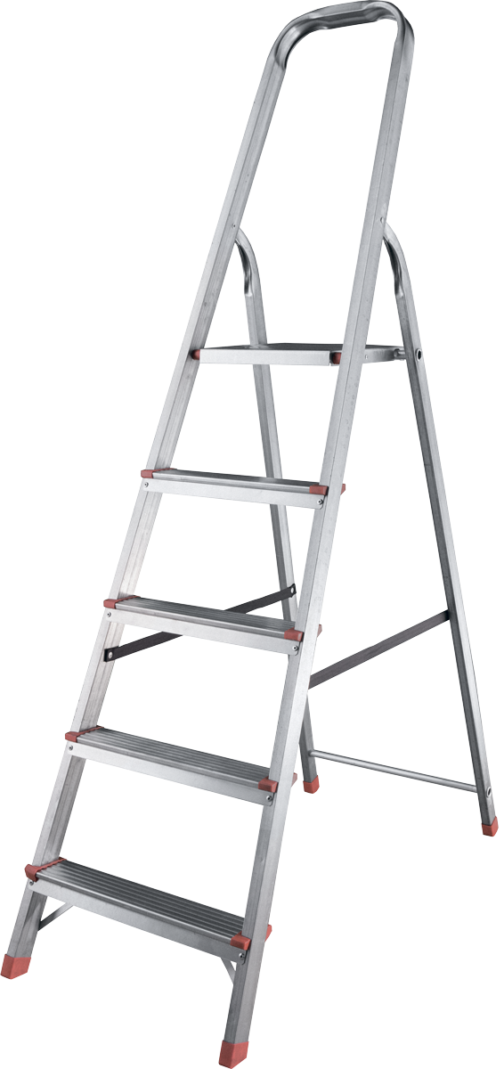 Galvanized Steel Step Ladder