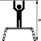 Height from platform max